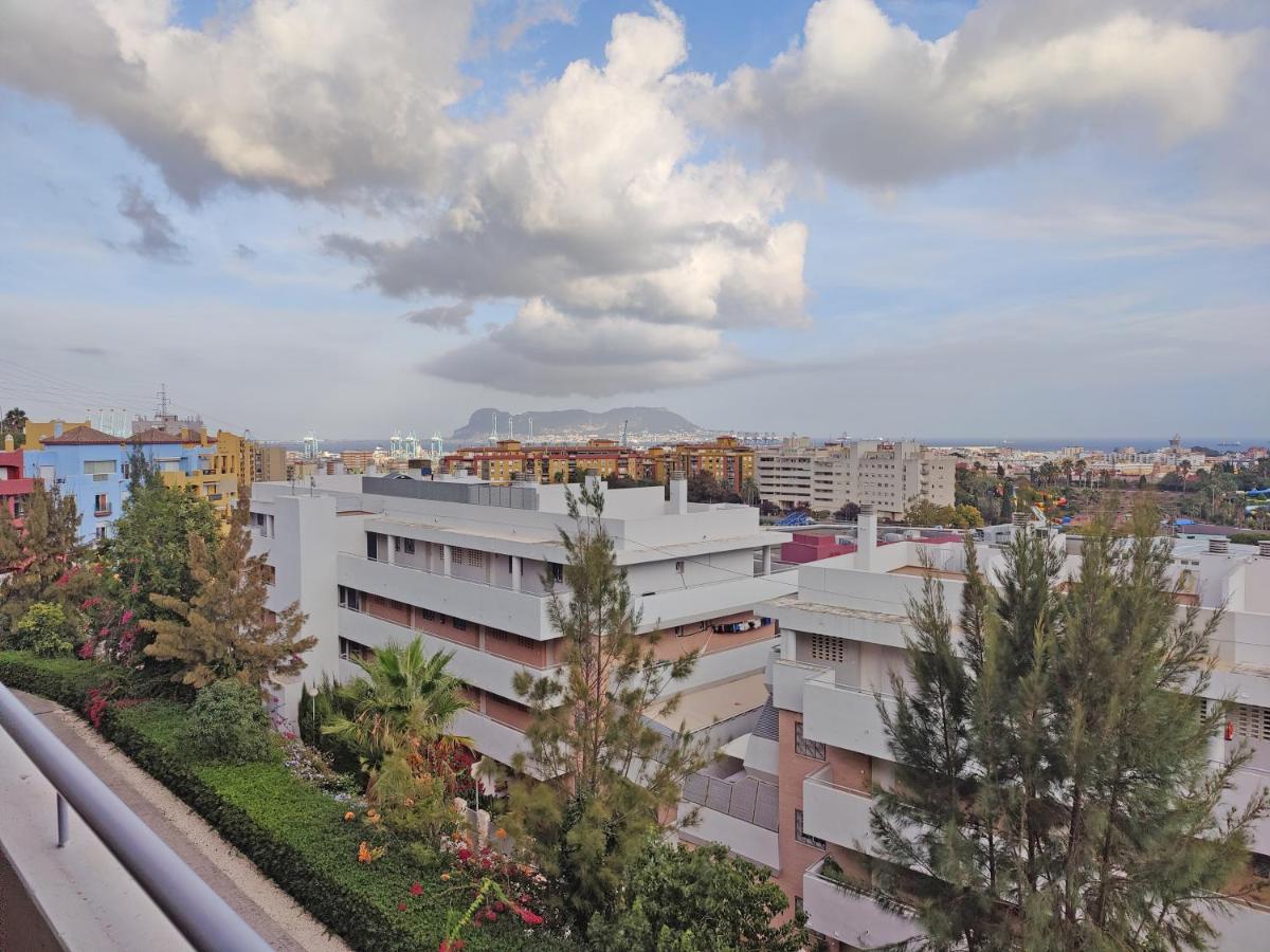 阿尔赫西拉斯Mirador Vistas Bahia Piscina公寓 外观 照片